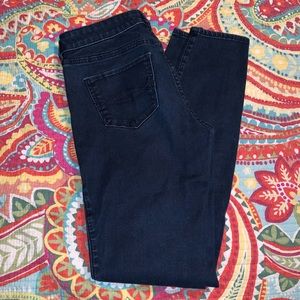 A&F dark wash jeans